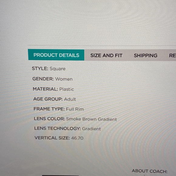 NWT COACH HC8246 WOMEN’S SUNGLASSES - Picture 11 of 12